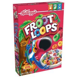 Kelloggs Froot Loops Cereal, 25 Ounce Boxes (Pack of 4) 