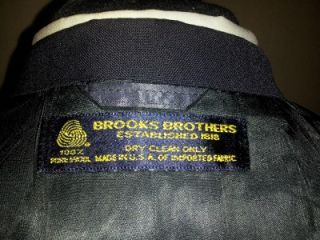 Classic 46R Brooks Brothers 2 Btn Navy Suit, All Season Wool