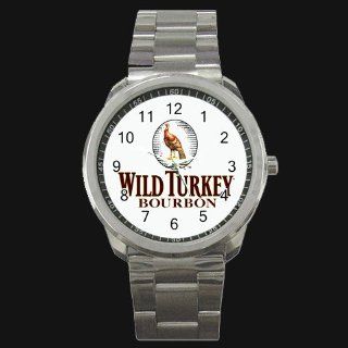 WILD TURKEY BOURBON WHISKY Logo New Style Metal Watch