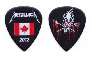 Metallica James Hetfield Black Scary Guy Canada Guitar Pick 2012 Tour