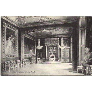 1920s Vintage Postcard The Throne Room   Windsor Castle