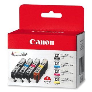 Canon CLI 221 Ink Cartridges   Black, Cyan, Magenta