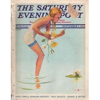 1935 Saturday Evening Post September 7 Evolution of Huey