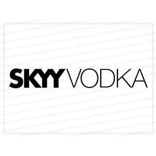 (2x) 5 Skyy Vodka Logo Sticker Logo Sticker Vinyl Decal