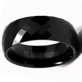 Tungsten Carbide Mens Ladies Unisex Ring Wedding Band 8MM (5/16 inch