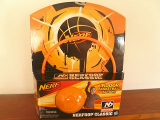 Nerf Nerfoop Classic Indoor Basketball Hoop New SEALED