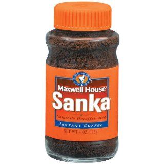 Sanka Decaffeinated Instant Coffee, 4 Ounce Jars (Pack of 12) 