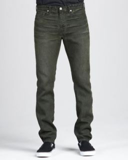 Levis Made & Crafted Tack Ecru Selvedge Slim Jeans   