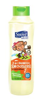 Suave Kids 2 in 1 Shampoo and Conditioner, Cowabunga Coconut, 22.5