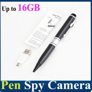 Mini DV Pen Spy Video Hidden Camera Recorder TF HD DVR TF Card 16GB