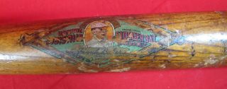 RARE C 1912 Frank Home Run Baker 34 Baseball Bat Louisville Slugger
