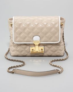 MICHAEL Michael Kors Monogram Crossbody Bag, Beige/Vanilla   Neiman