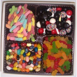 Scotts Cakes Large 4 Pack Sour Inch Worms, Assorted Jelly Beans