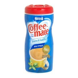 Coffee mate Powder, French Vanilla, Fat Free, 8 Ounce Units (Pack of