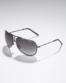 Carrera Metal Aviator Sunglasses, Matte Black   