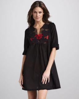 Seafolly Avalon Applique Top Coverup Dress   