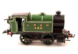 Vintage Hornby O Gauge Tin Plate Type 101 LNER 460 Green Tank Engine