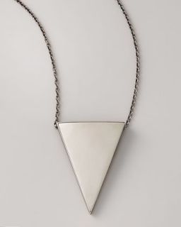 Y0TJX Eddie Borgo Triangle Pendant Necklace