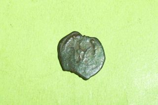 Super RARE Biblical Coin Herod 37 BC 4 Anepigraphic Type Hendin 1189