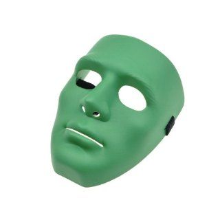 Whole Face Plastic Plain Mask for Costume Party Dance Crew