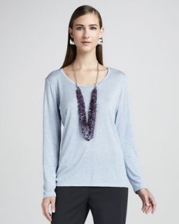  in delphinium pblue $ 128 00 eileen fisher long sleeve jersey