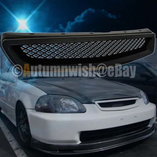 JDM Honda Civic ABS Plastic Honey Comb Front Hood Grill Grille