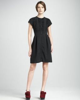  lepore pedigree smocked pinstripe dress original $ 378 132