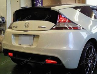 Honda CR Z Red Lens LED Bumper Reflector Lights