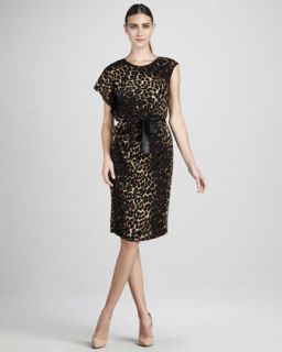 Lafayette 148 New York Talulah Leopard Dress   