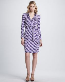 T62NX Diane von Furstenberg New Jeanne Two Silk Wrap Dress