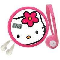 Hello Kitty CD Player w Headphones Earbuds NIP