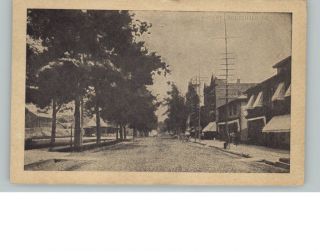 Honesdale PA Street Scene c1910 Postcard