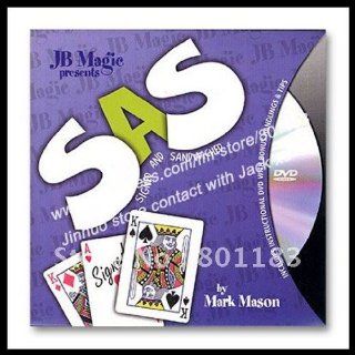 sas signed and sandwiched magic tricks  25pcs/lot  magic