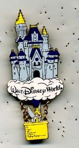 Disney 2000 WDW Tinker Bell Castle Hot Air Balloon Pin