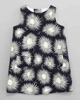 Z0VZ7 Milly Minis Aster Print Faille Dress, Sizes 2 6