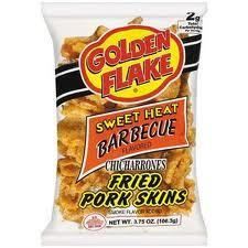 Golden Flake Fried Pork Skins Chips 5pk