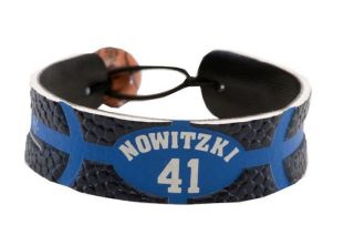 Dirk Nowitzki Team Color NBA Basketball Jersey Bracelet