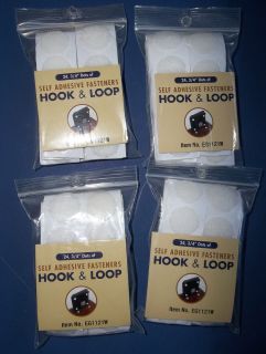 Self Alhesive Fasteners Hook Loop Velcro Type $Ave with 4 Packages of