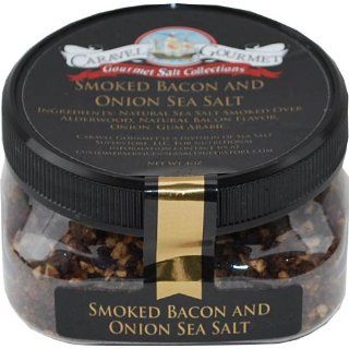 Caravel Gourmet Sea Salt, Smoked Bacon and Onion, 4 Ounce (Pack of 3