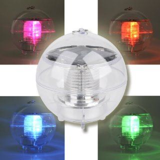 Solar Powered Multi colored LED Light Globe for Indoor and