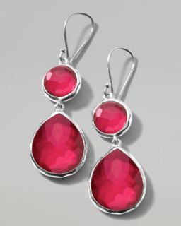  in silver $ 395 00 ippolita raspberry doublet teardrop earrings $ 395