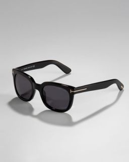 N1CR4 Tom Ford Campbell Plastic Sunglasses, Black
