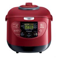 Hitachi Rice Cooker RZ XM18Y Red Warmer Steamer 10 Cups 220 240V Japan