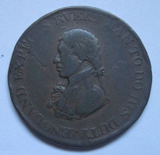 Lord Horatio Nelson HMS Victory Sheffield Halfpenny 1812