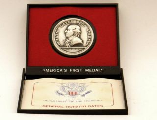  Mint 1973 Americas First Medals Horatio Gates Pewter UNC