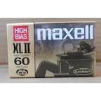 Maxell High Bias XLII 60 Minute Audio Cassette Tape