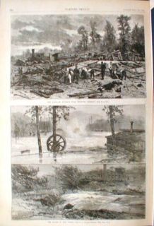 1882 New Jersey Floods Passaic Falls Break Hohokus Dam