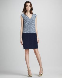 Johnny Was Collection Eyelet Panel Tunic   