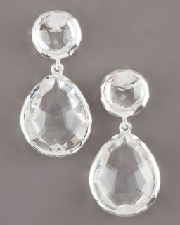 ippolita clear quartz snowman earrings $ 495
