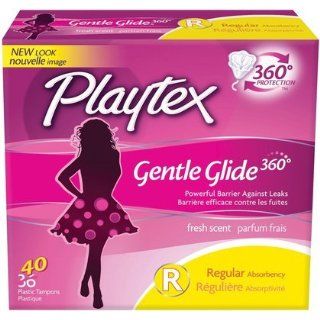 Playtex Gentle Glide Deodorant Regular Tampons 40 ct, 2 ct